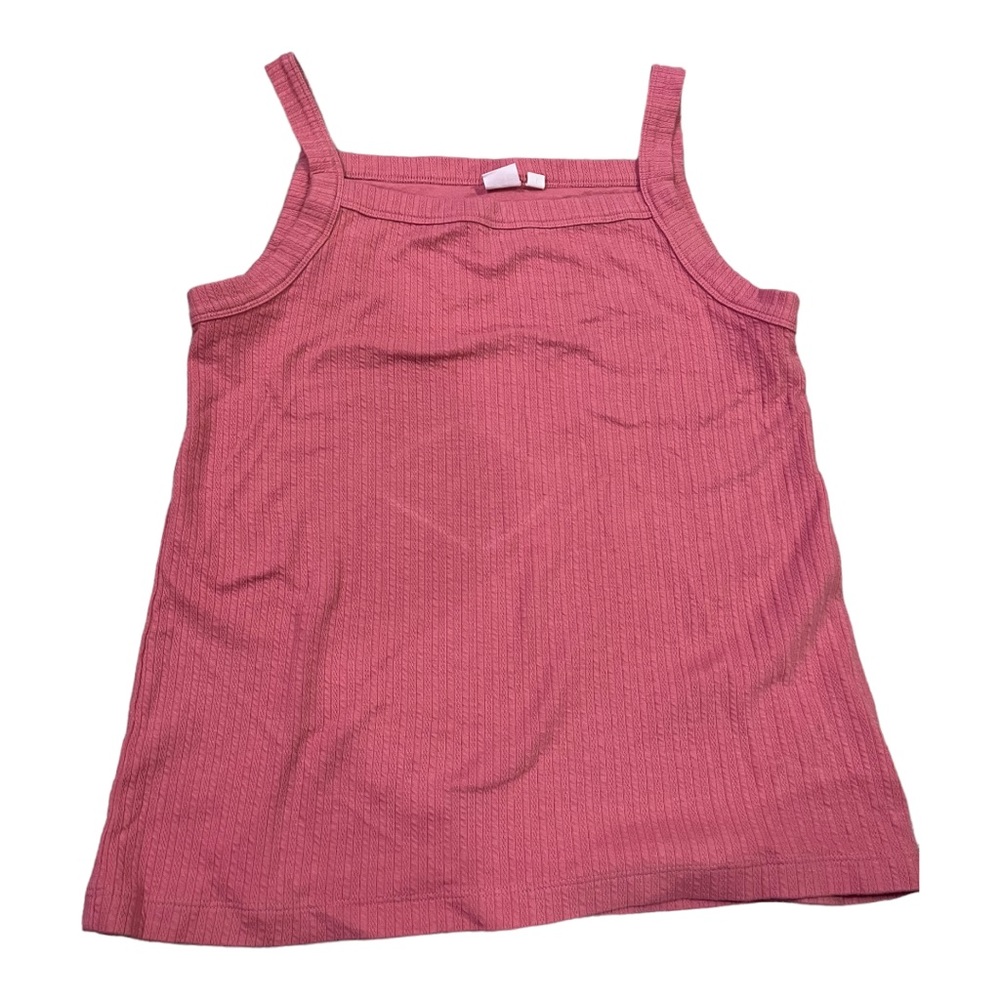 Gap Squareneck Tank Dark Salmon Color (Lg)